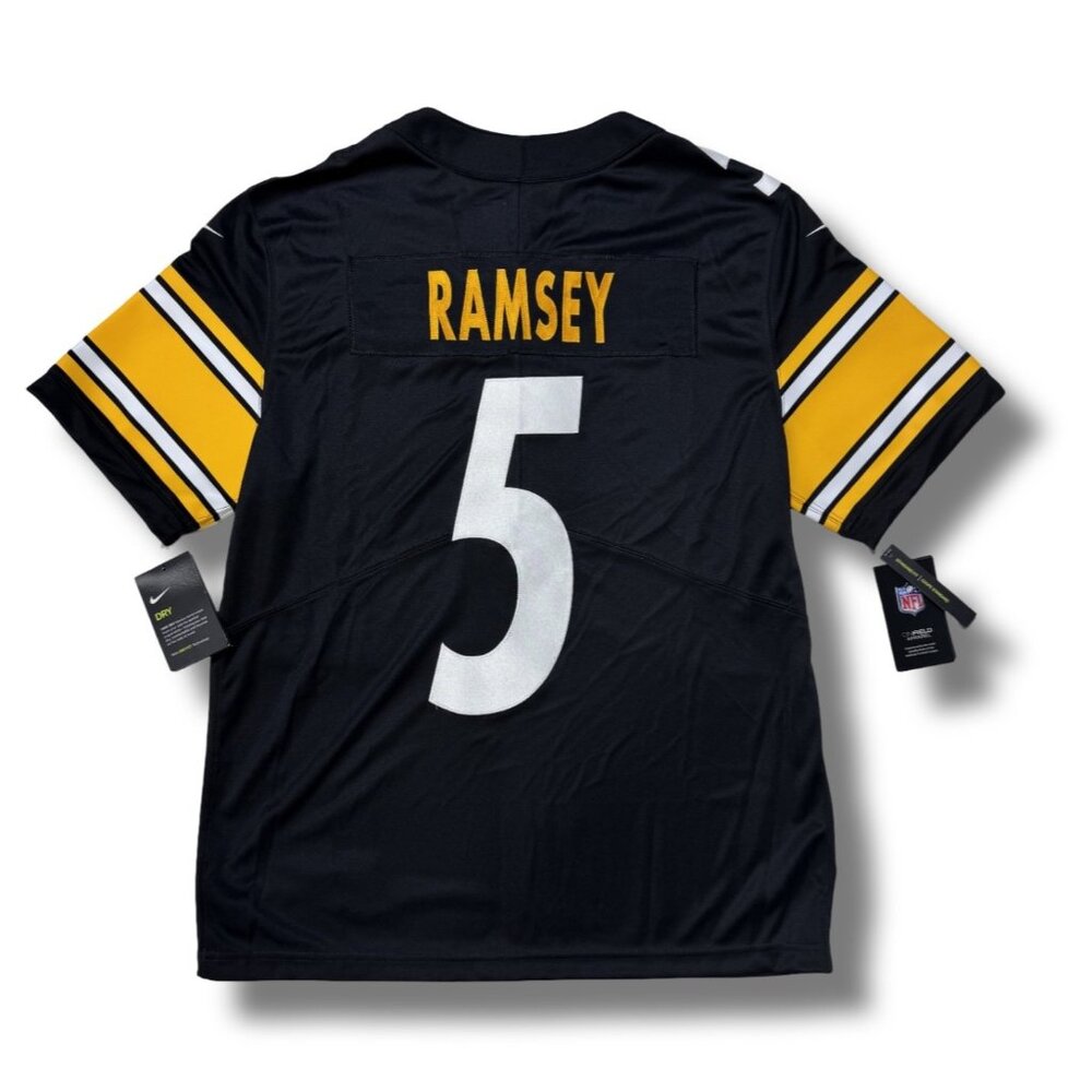 Jalen Ramsey Pittsburgh Steelers Nike Vapor Limited Sewn Home Black Jersey Large